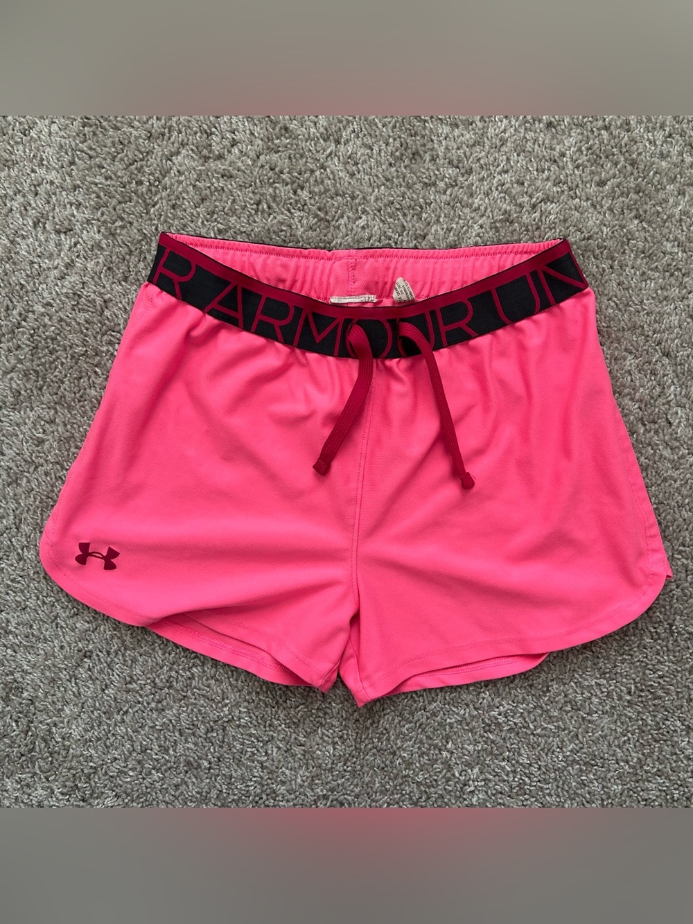 Neon Pink Under Armour “Vanish” Athletic Shorts Women’s XS